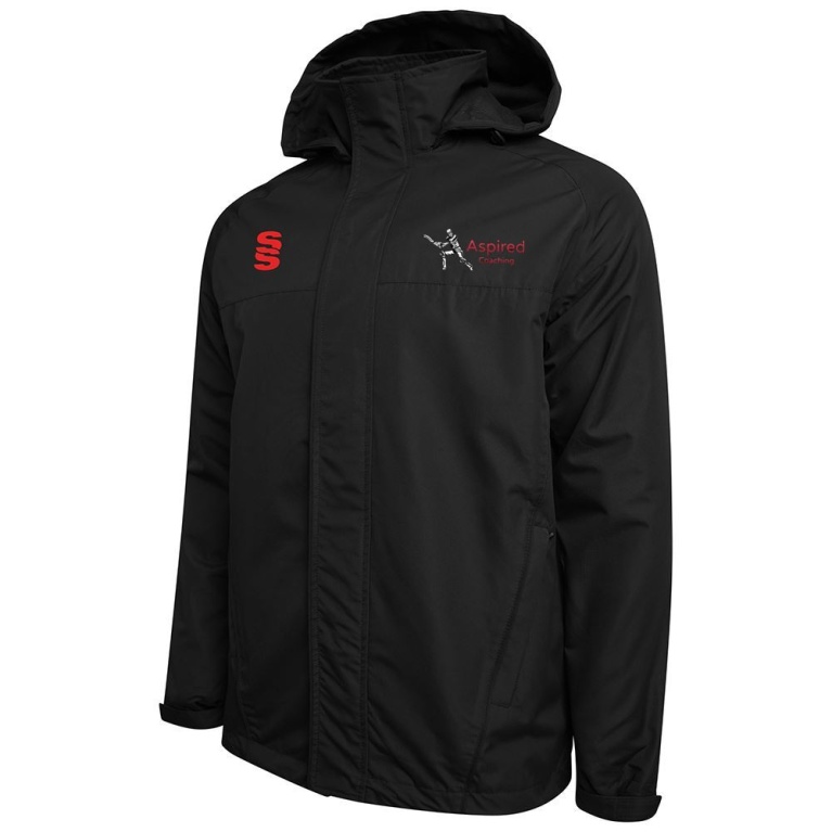 Aspired Coaching Dual Fleece Lined Jacket : Black
