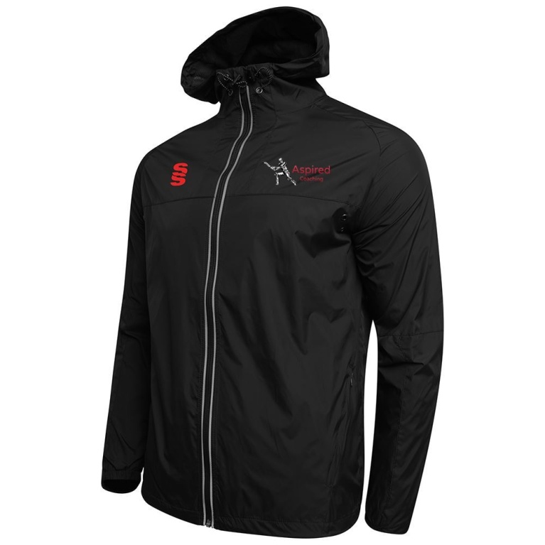 Aspired Coaching Dual Full Zip Training Jacket : Black