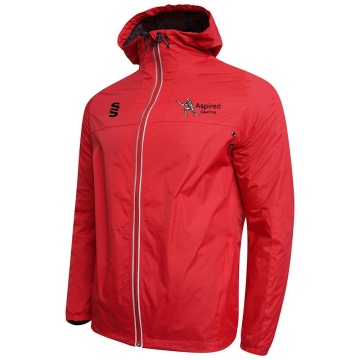Aspired Coaching Dual Full Zip Training Jacket : Red